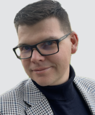 Obraz zawierający Ludzka twarz, osoba, ubrania, materiał
Opis wygenerowany automatycznie